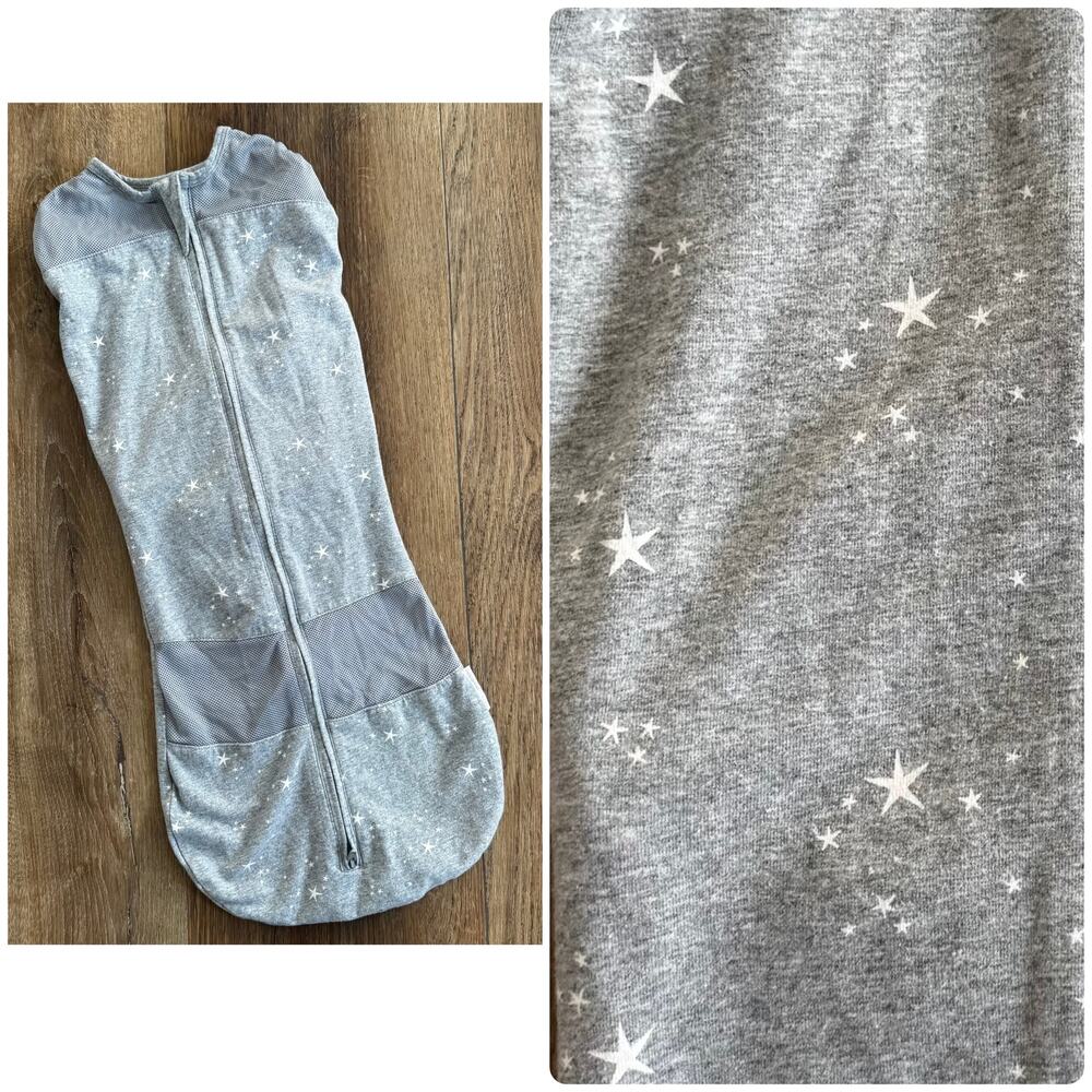 Happiest Baby Sleepea 5-Second Swaddle in Graphite Stars